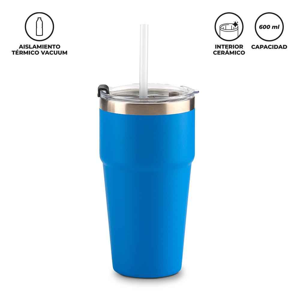 Mug metalico lumix 600 ml Negro miniatura 3