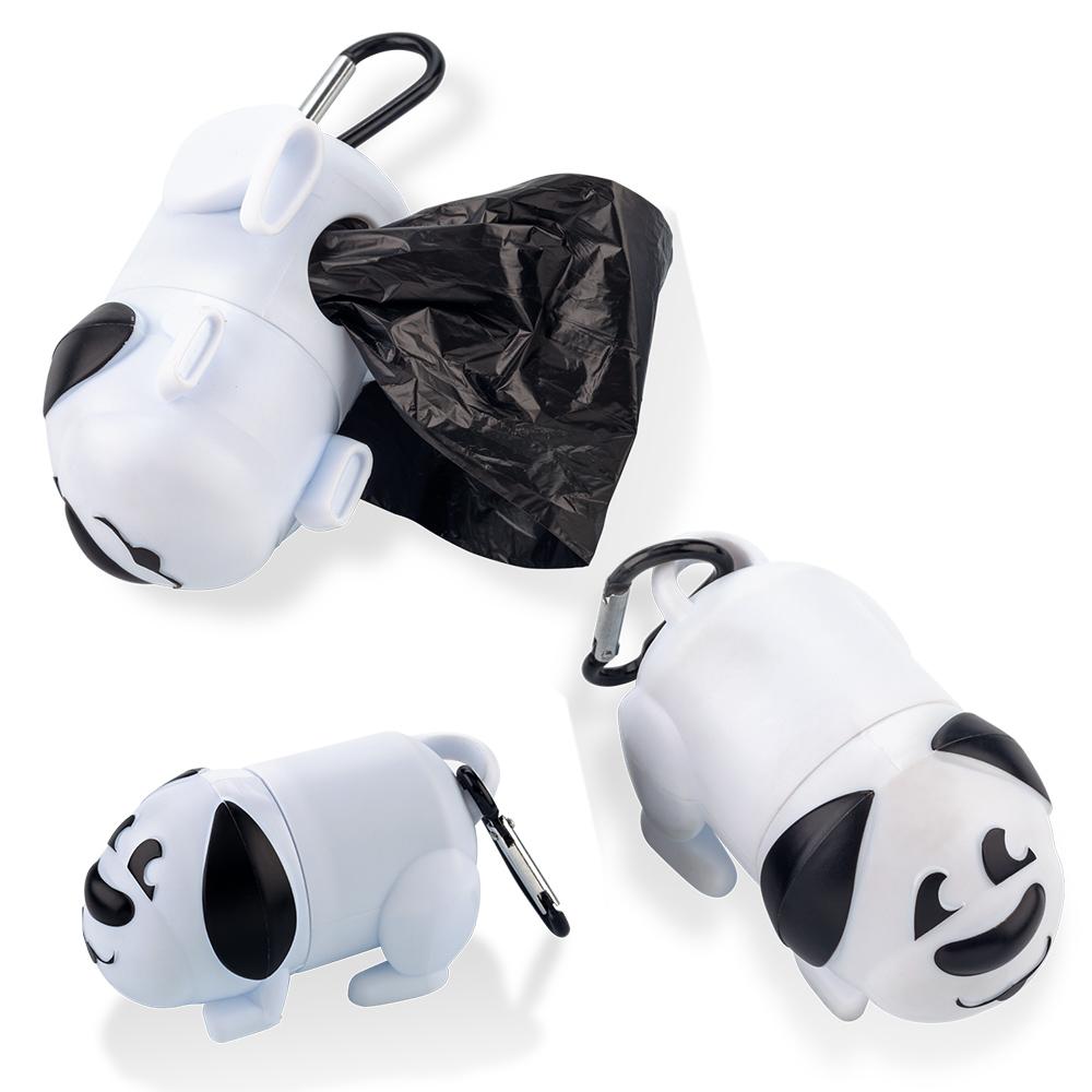 Dispensador de bolsas dog Blanco front