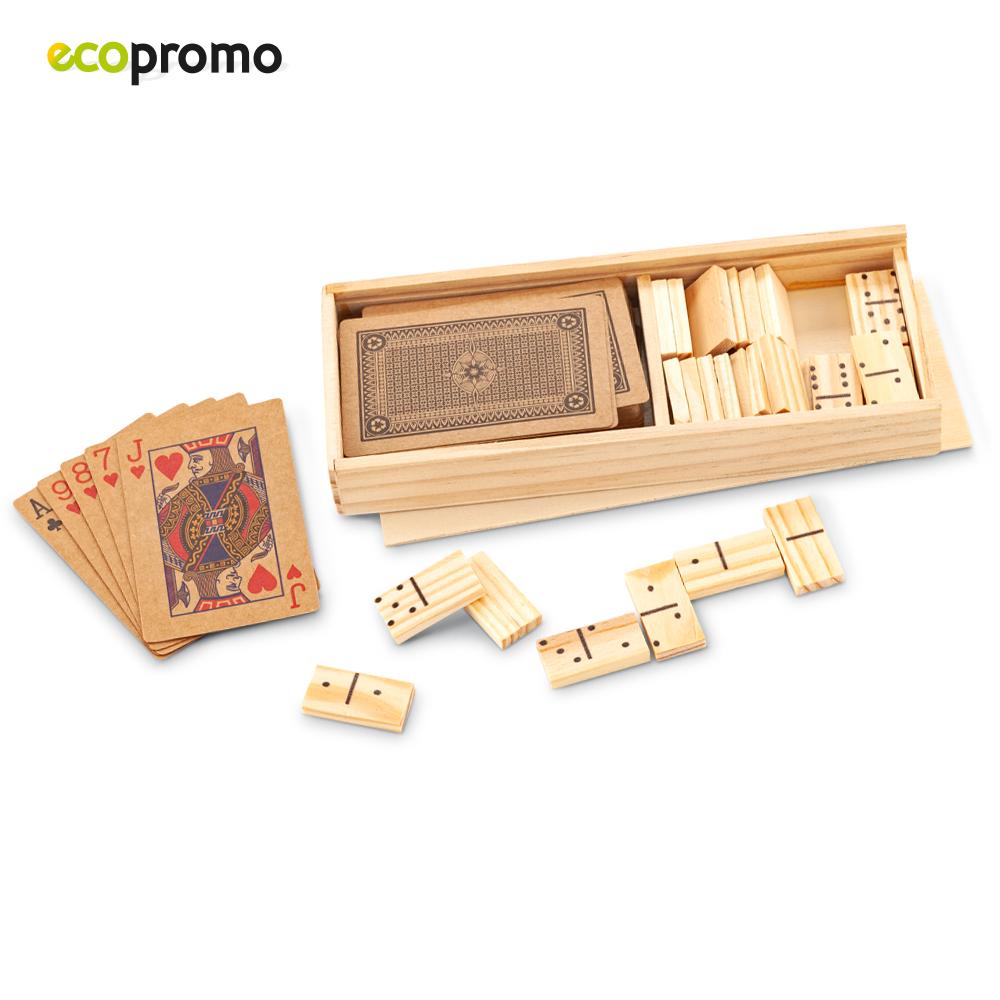 Juego cartas y dominó eco Natural miniatura 4