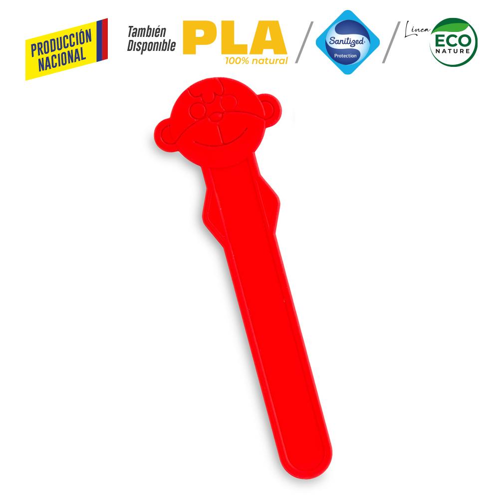 Bajalenguas plastico- produccion nacional produccion nacional Azul miniatura 7