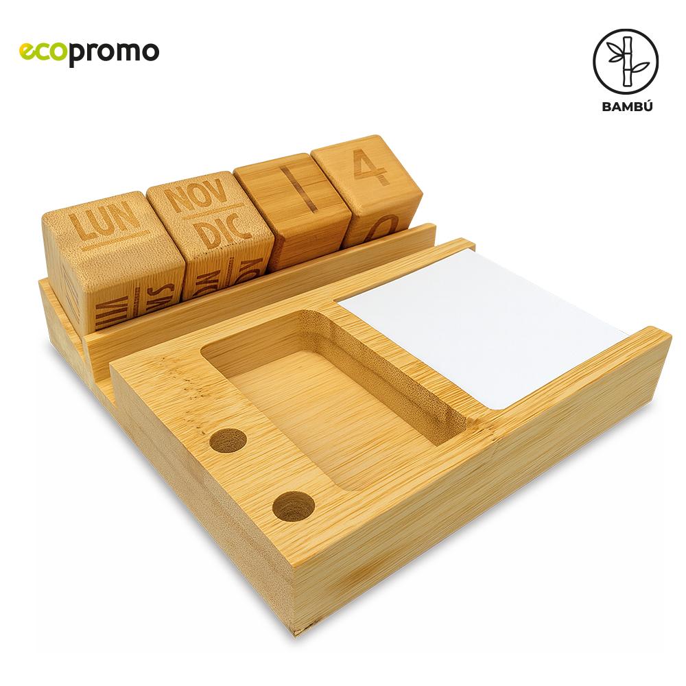 Calendario perpetuo pad bamboo Natural miniatura 3