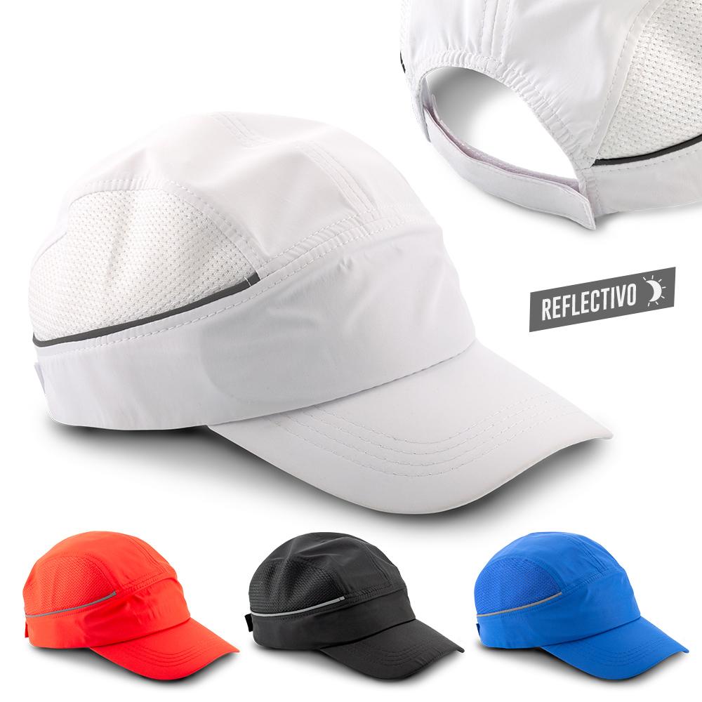 Gorra sport en microfibra urban travel Blanco front