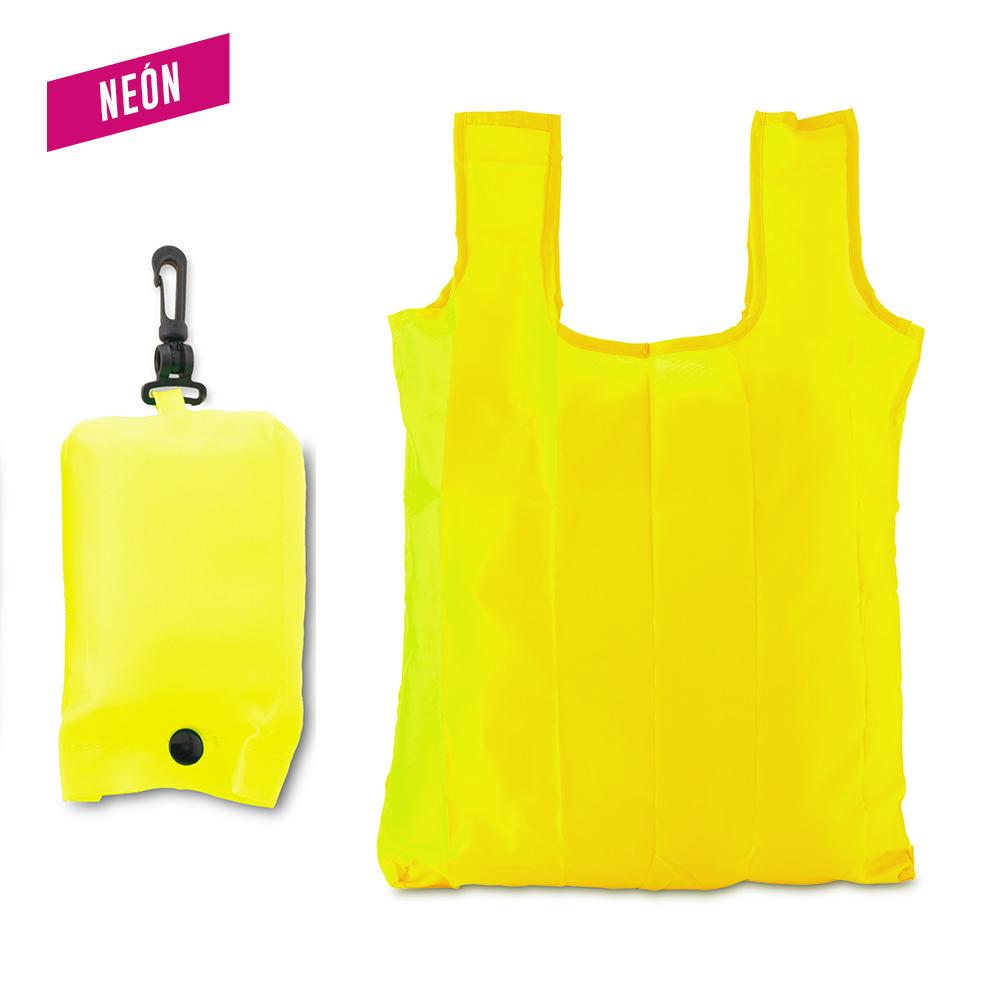 Bolsa plegable neon emma Naranja Neon miniatura 3