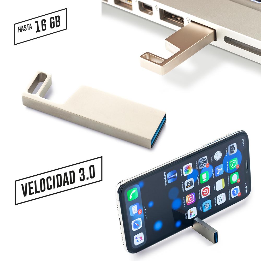 Memoria usb portacelular 3 0 precio neto precio neto .8GB front