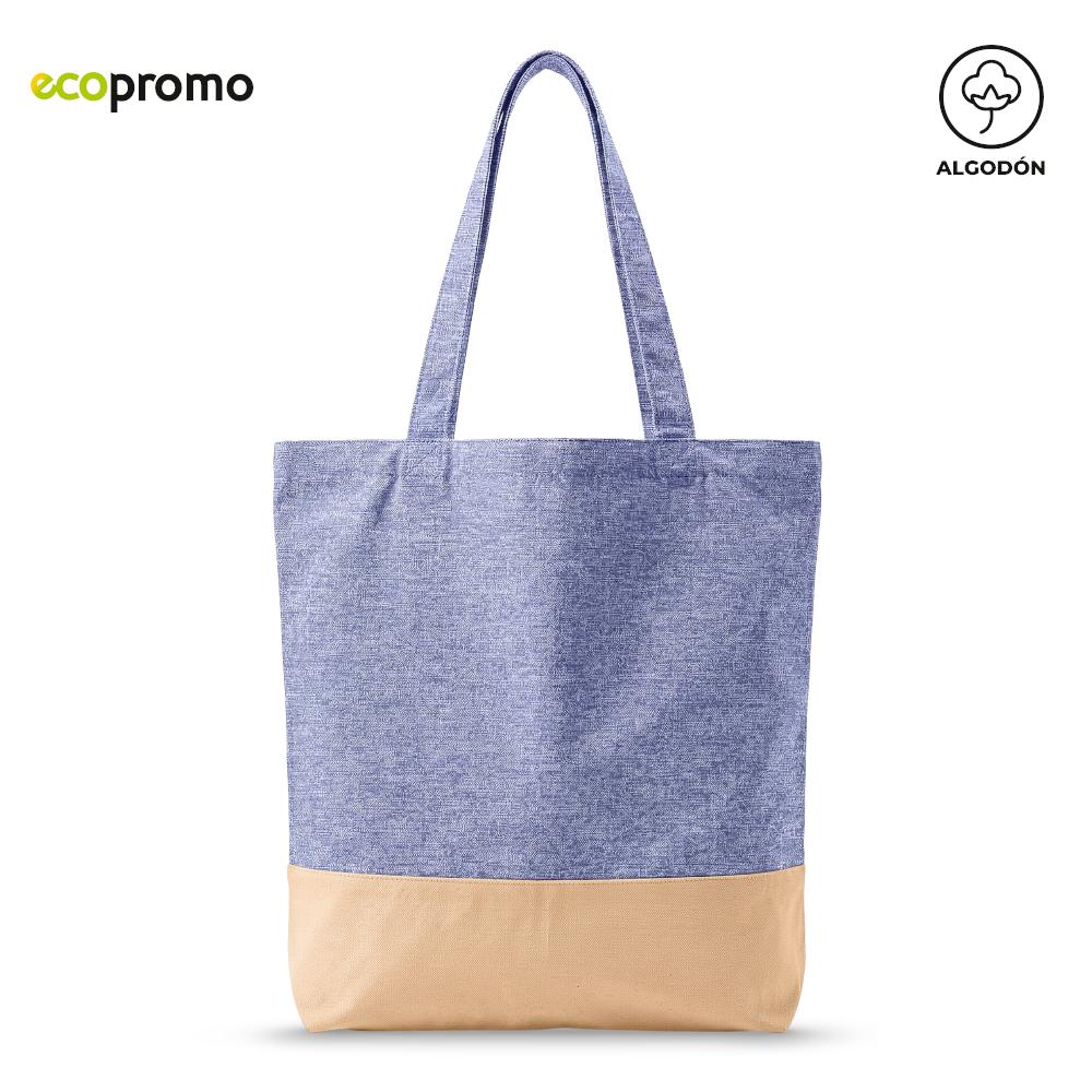 Bolsa en algodón ecopack nuevo Azul miniatura 4
