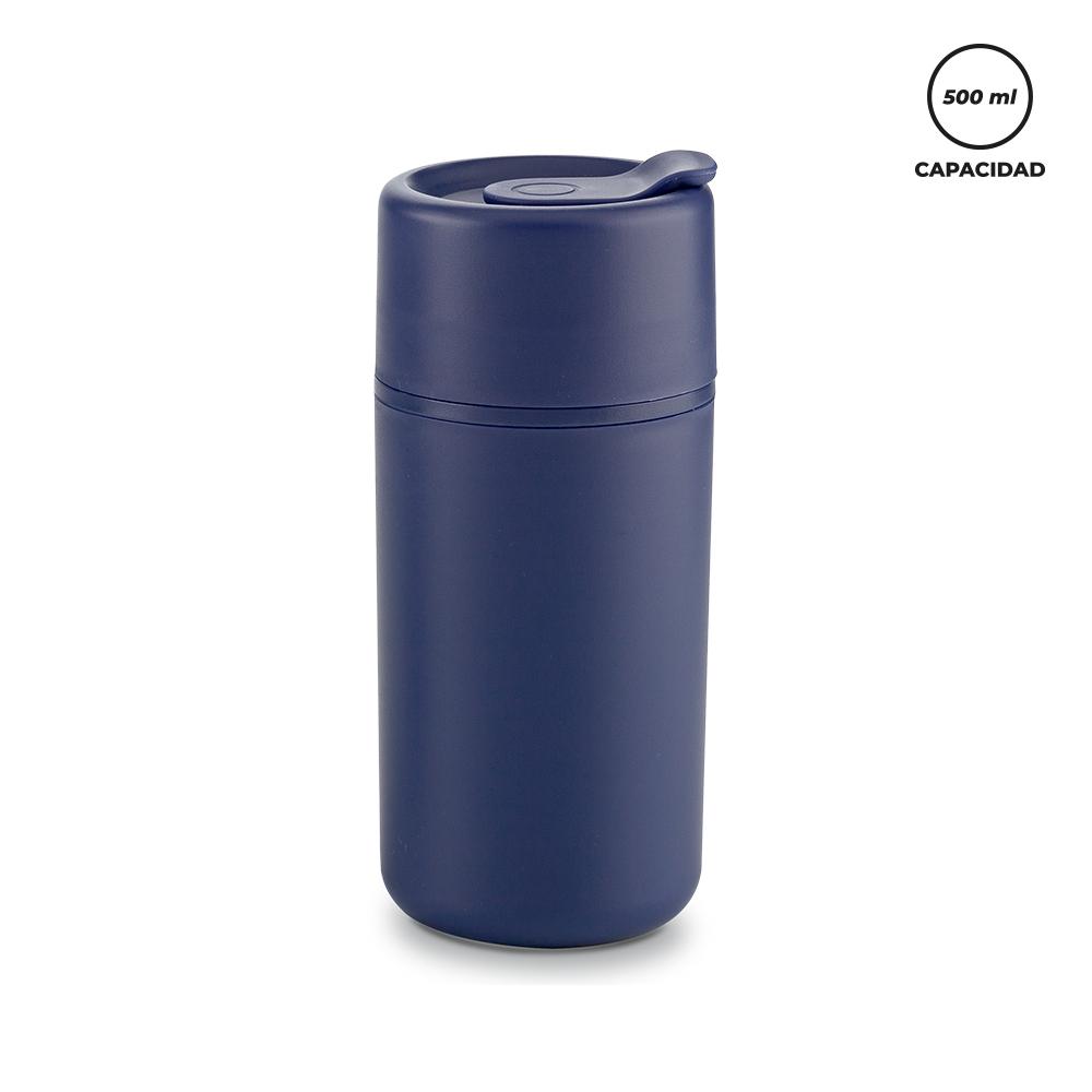 Mug plástico quovo 500 ml Azul miniatura 7
