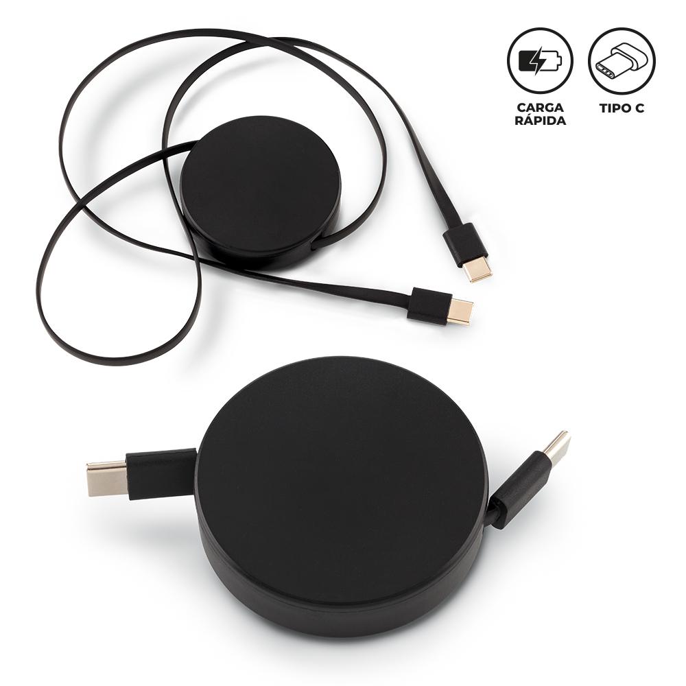 Cable multicargador fast 65w - oferta oferta Negro front