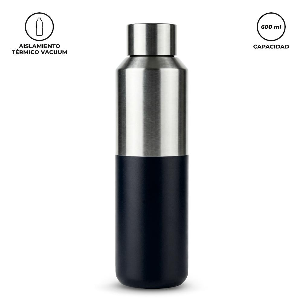 Botilito metálico cuppa 600 ml nuevo Negro miniatura 4