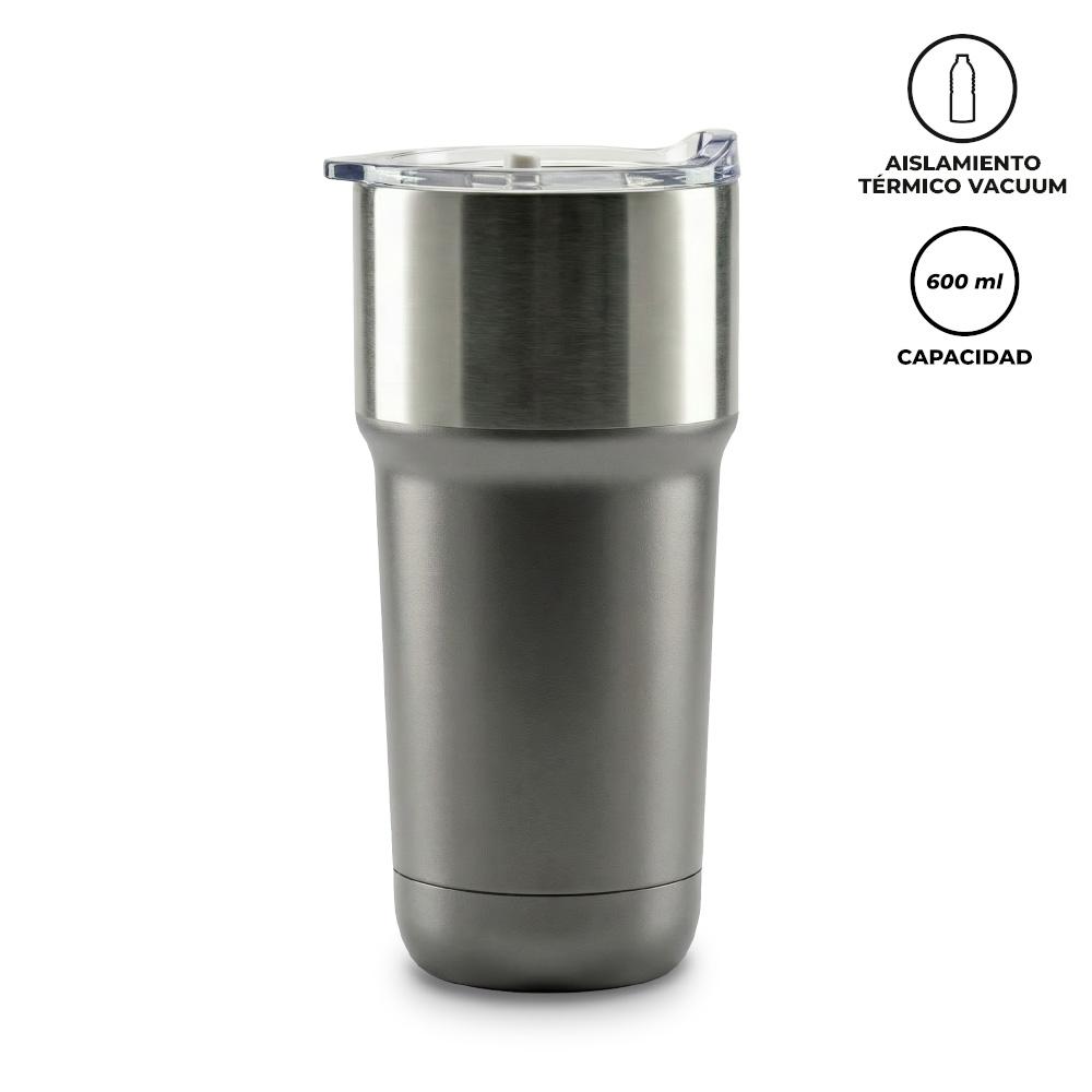 Mug metálico arrow 600 ml nuevo Gris Oscuro miniatura 4