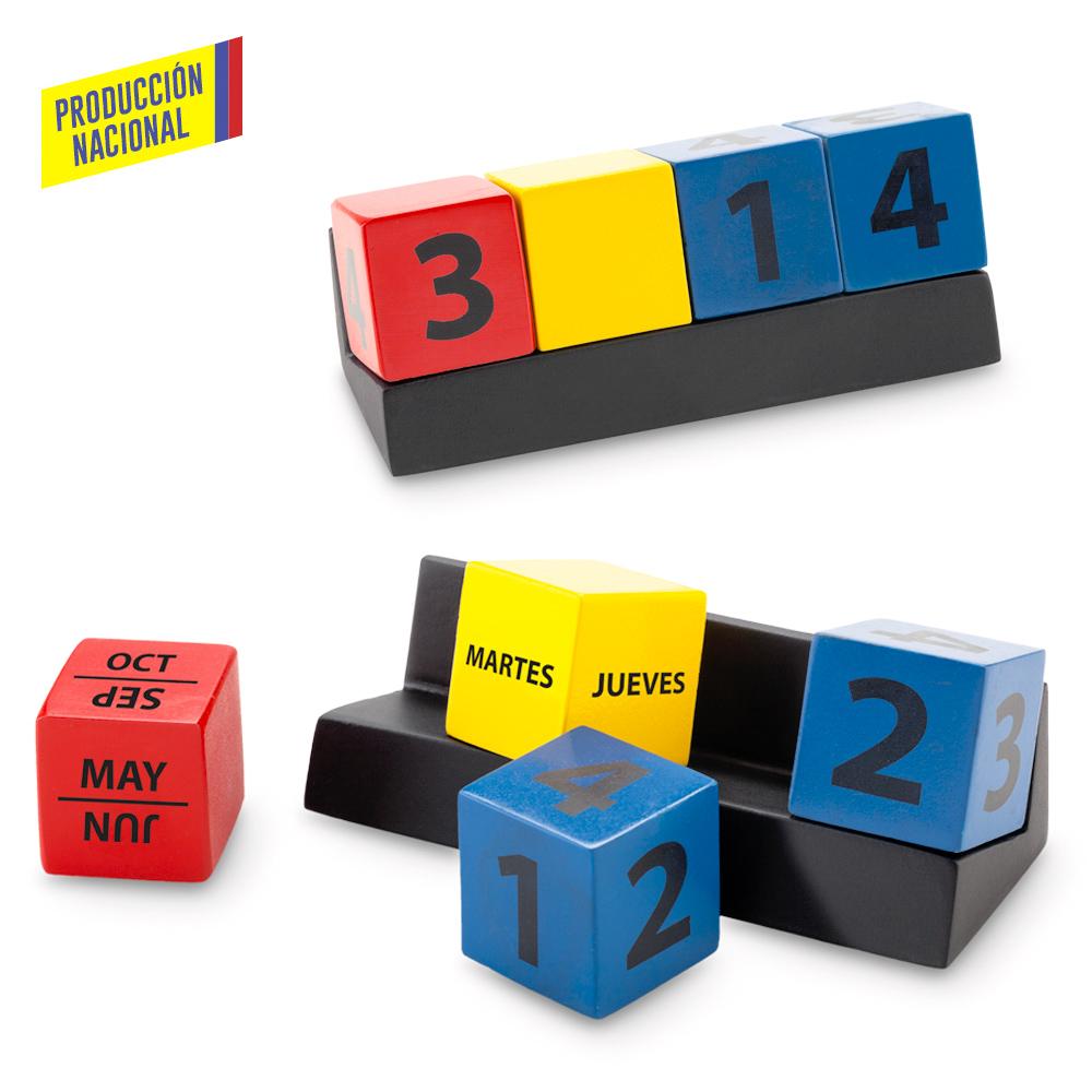Calendario perpetuo - produccion nacional produccion nacional Madera front