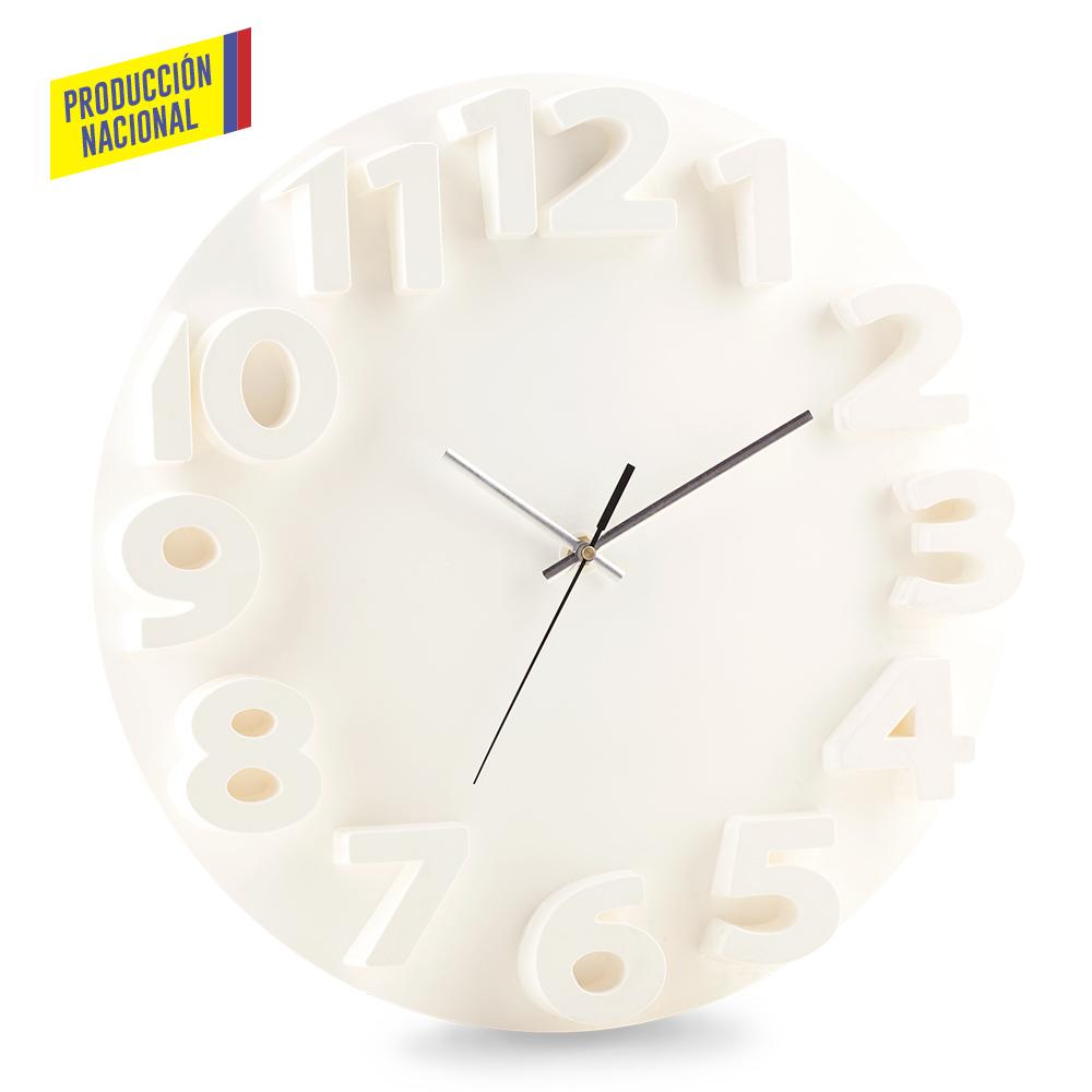 Reloj de pared tempo - produccion nacional produccion nacional Rojo front