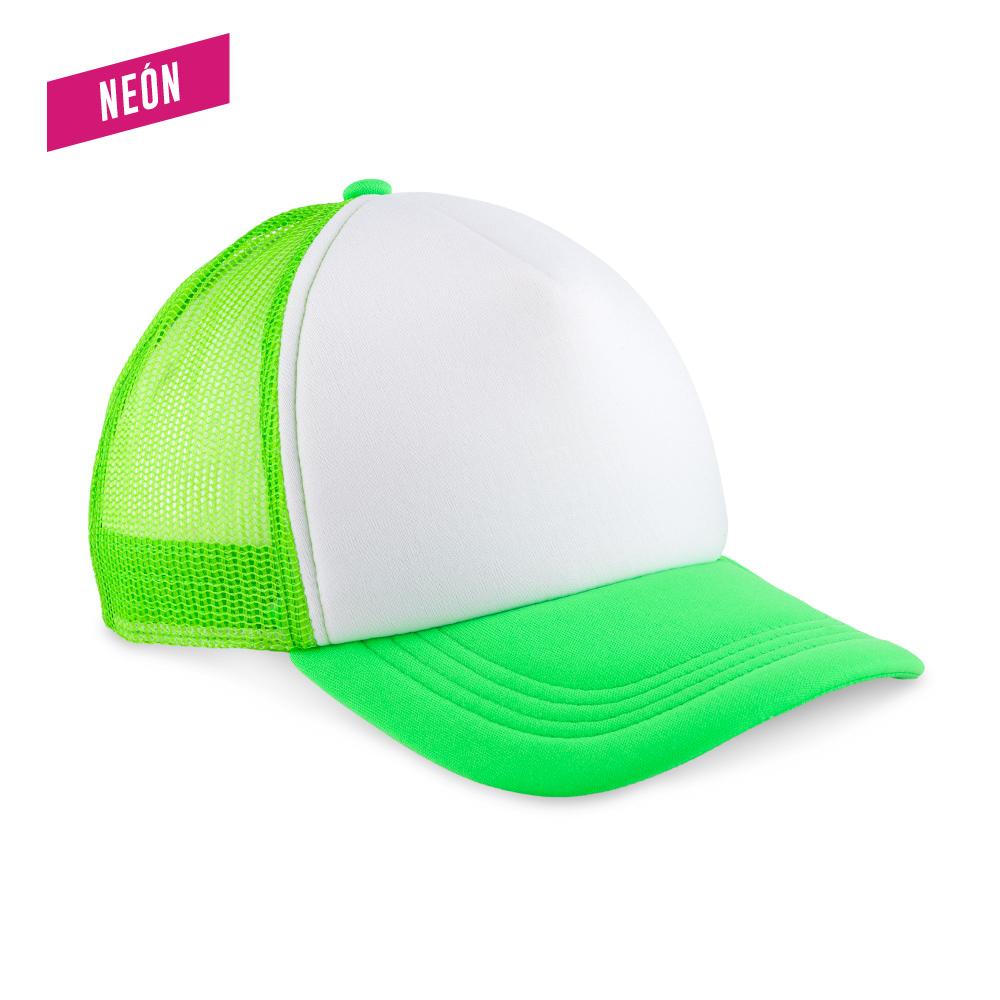 Gorra trucker .Blanco-Rojo miniatura 7