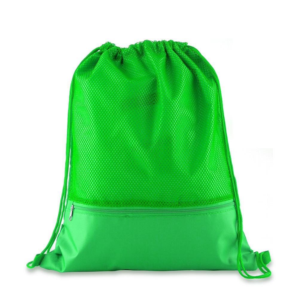 Sporty bag con malla Azul oscuro miniatura 9
