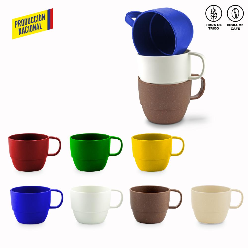 Mug plástico morning 320 ml - producción nacional produccion nacional Azul miniatura 2