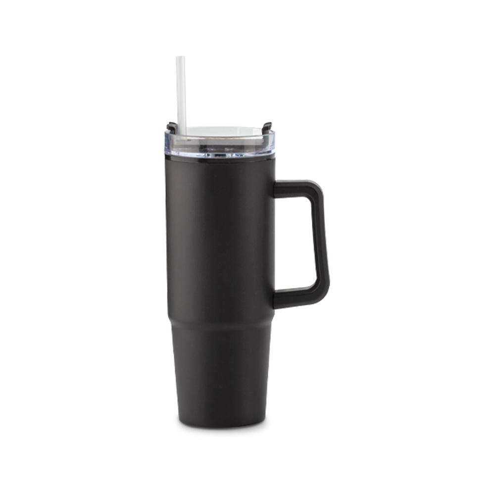 Mug plástico doble pared chester 880ml Blanco miniatura 3