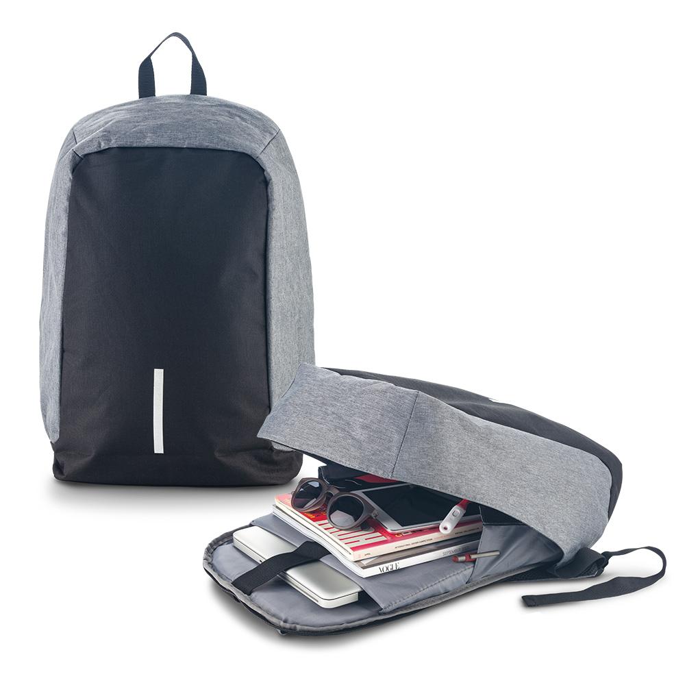 Morral backpack antirrobo sencillo armor ii Negro-gris front
