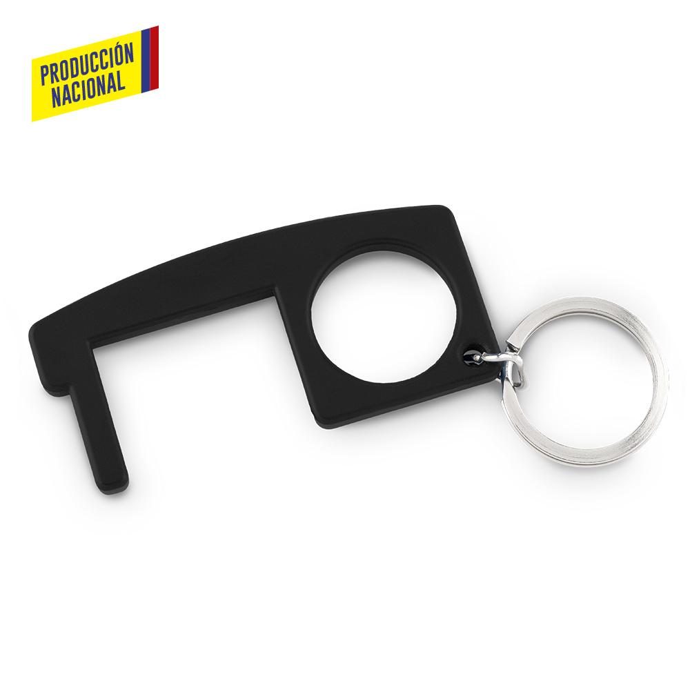Llavero plastico multiusos anticontacto - produccion nacional produccion nacional Azul Argolla Economica miniatura 12