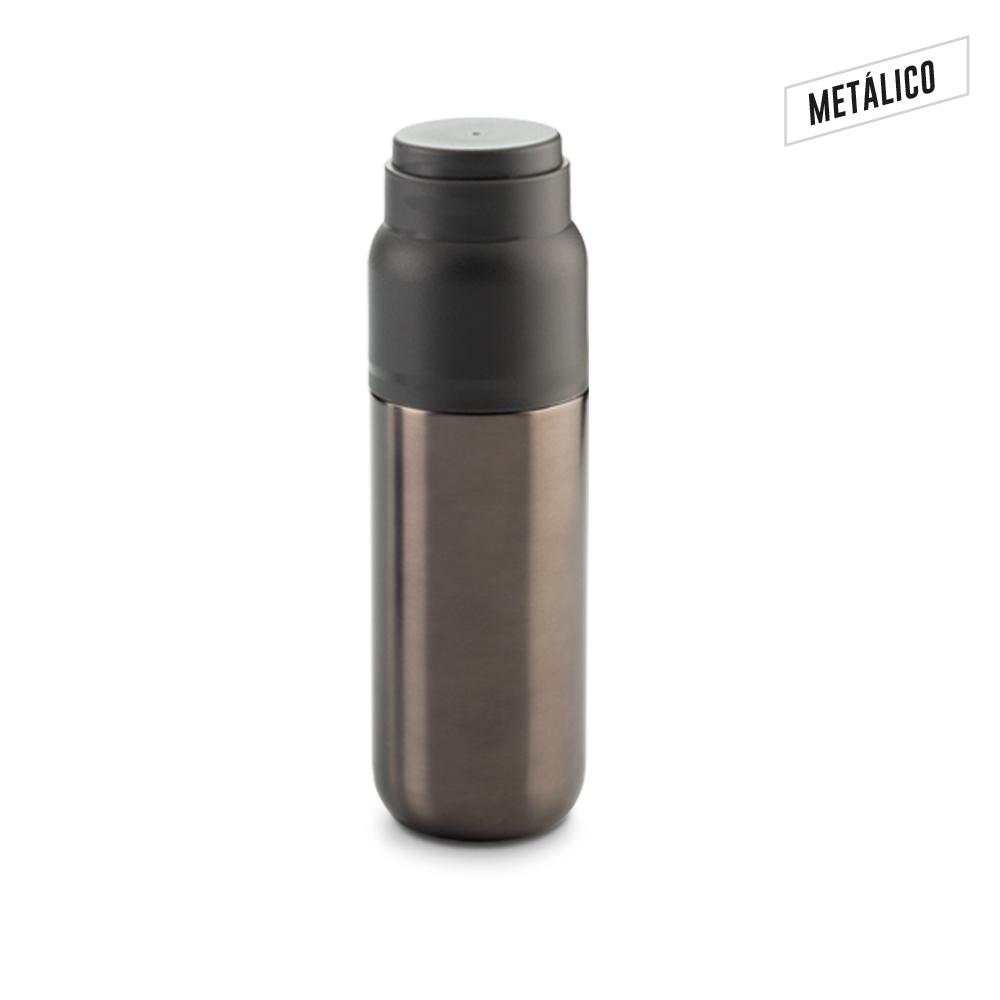 Botilito metálico outdoor 500ml Negro miniatura 4