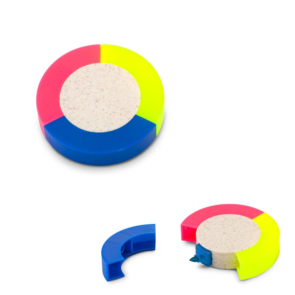 Resaltador round eco Natural front