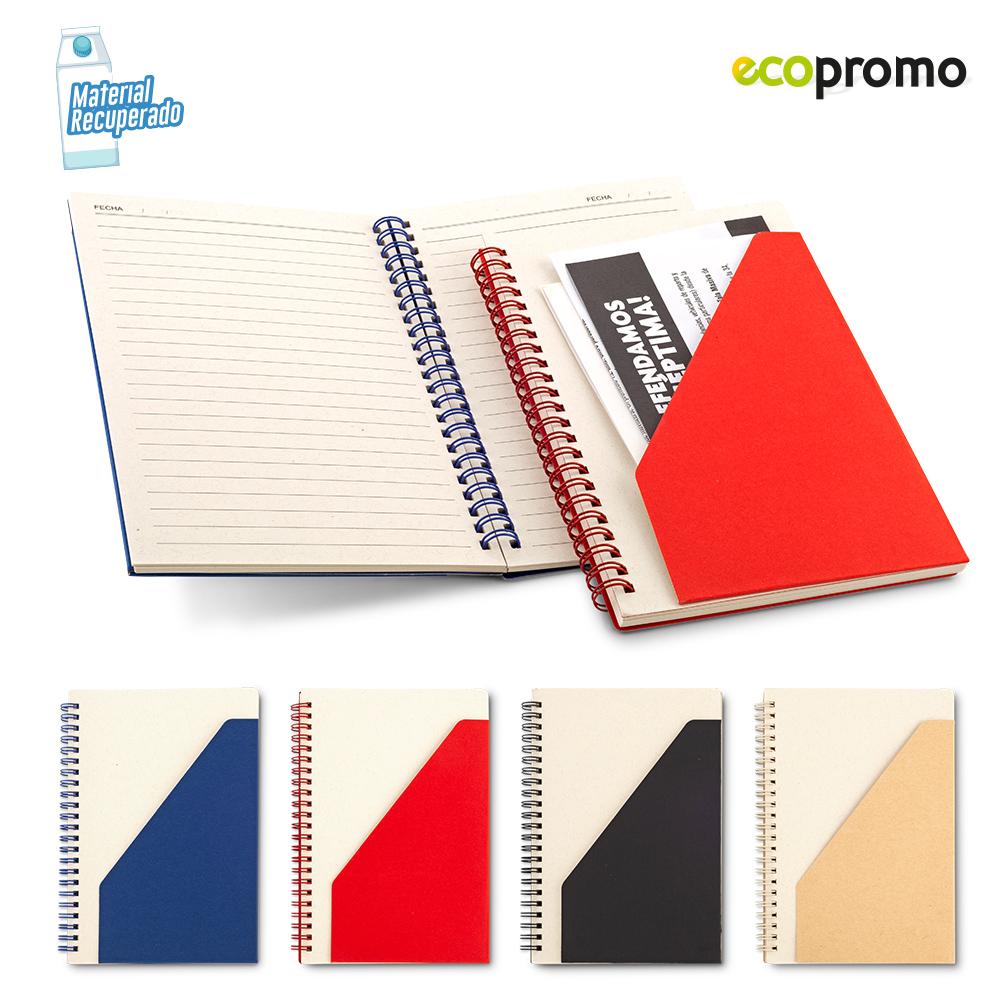 Libreta eco milk 70 hojas Negro front
