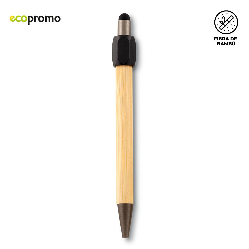 Boligrafo helix bamboo Azul miniatura 3
