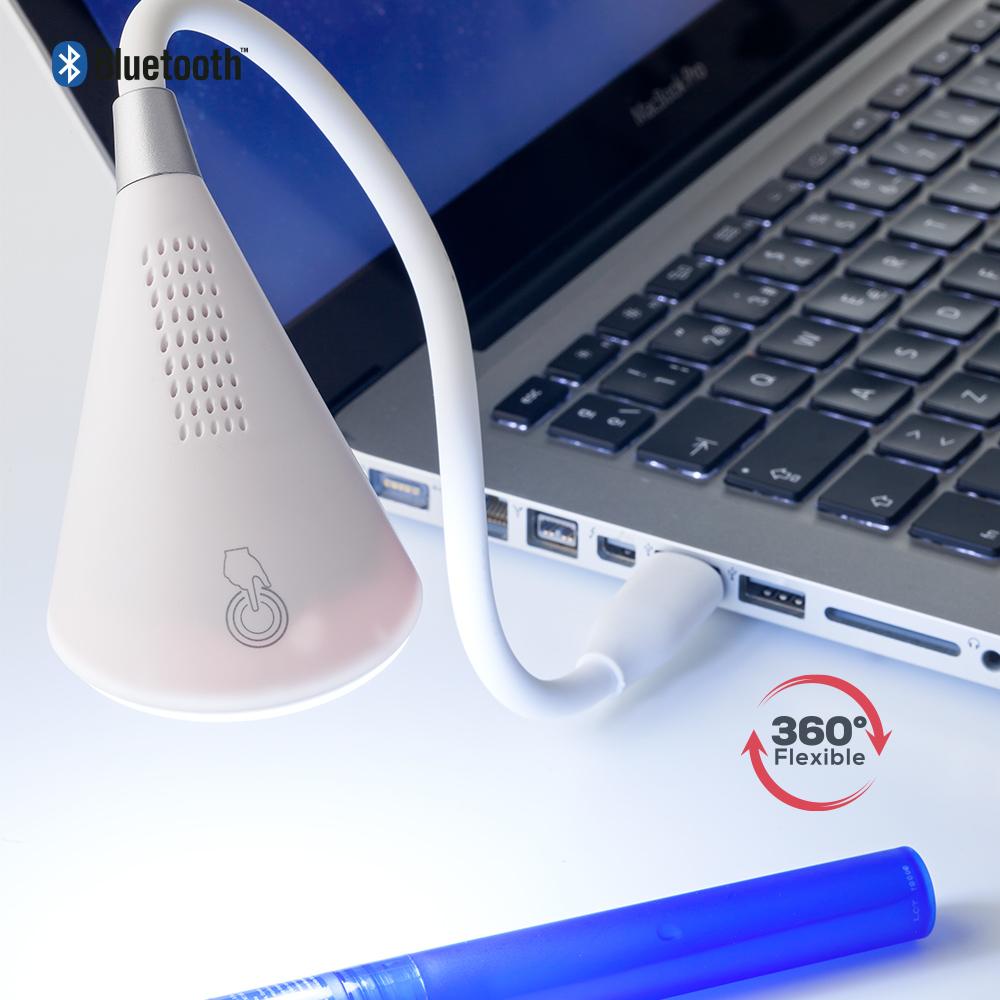 Speaker bluetooth con lampara oferta oferta Blanco miniatura 5