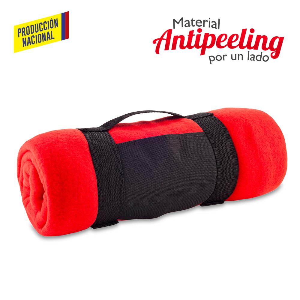 Cobija en fleece produccion nacional Rojo - para confección miniatura 11