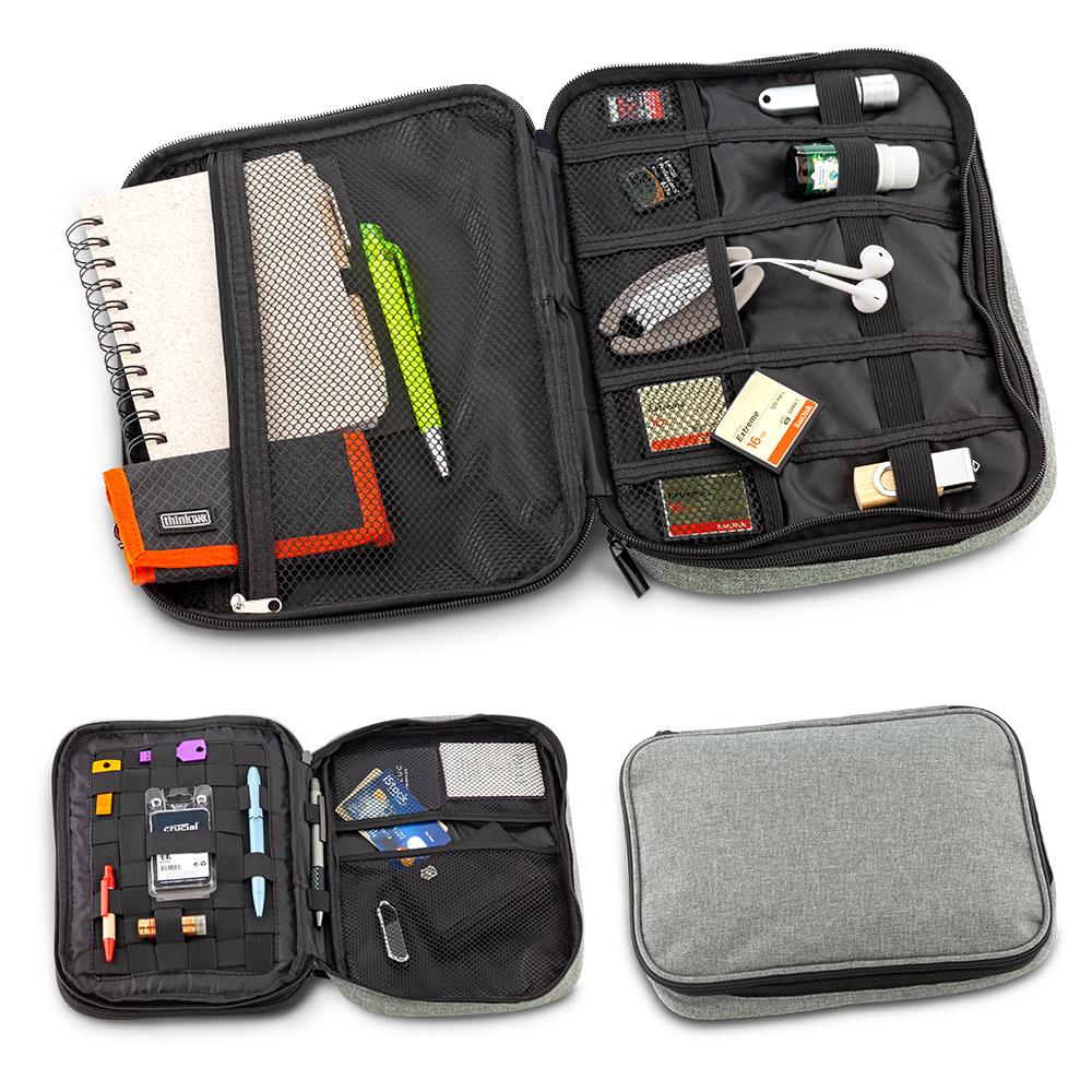 Organizador multiusos tech Gris oscuro front