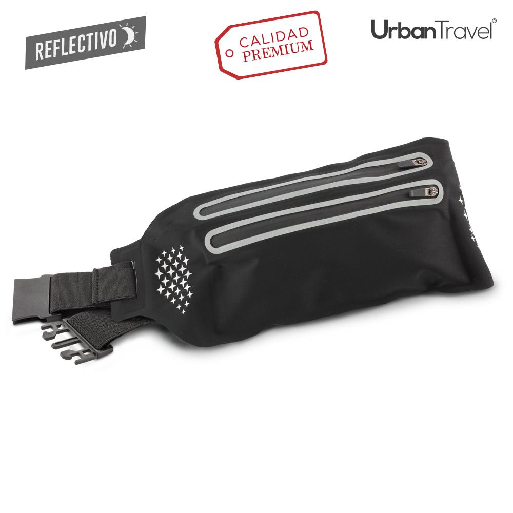 Canguro sport reflectivo urban travel Negro miniatura 3