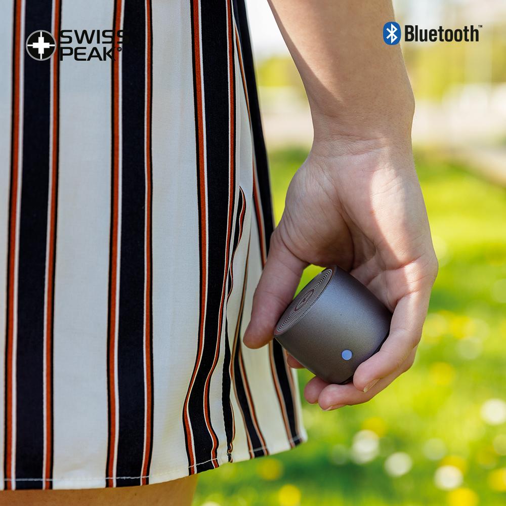 Speaker bluetooth bass swisspeak - oferta oferta Gris miniatura 8