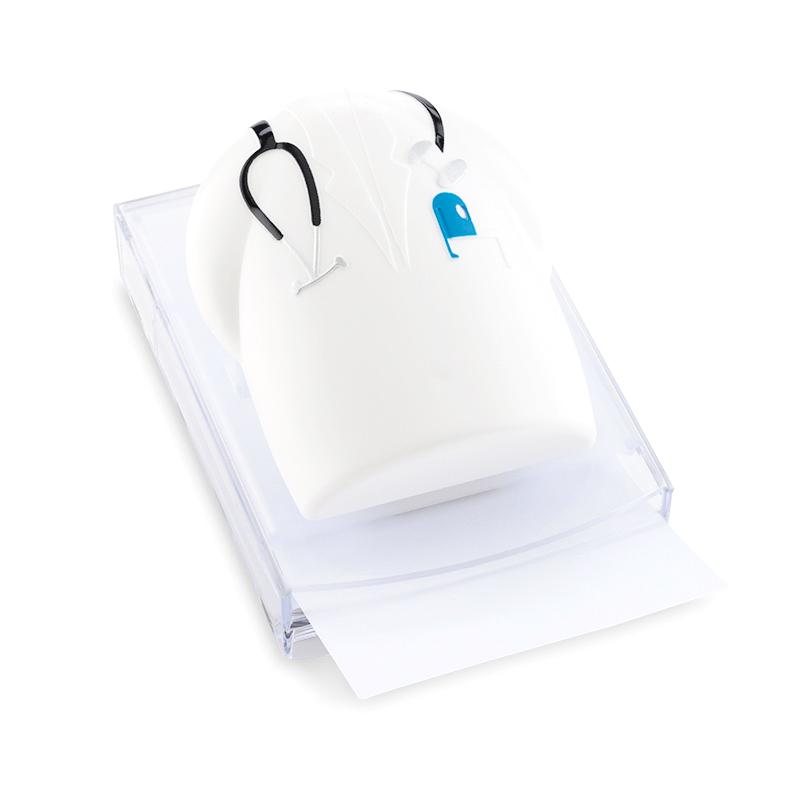 Dispensador de notas medic Blanco front