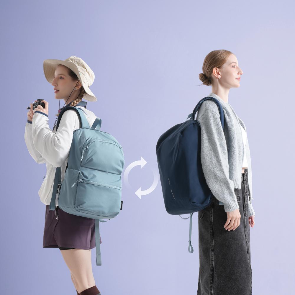 Morral backpack switch 2-1 nuevo Negro - Azul miniatura 6