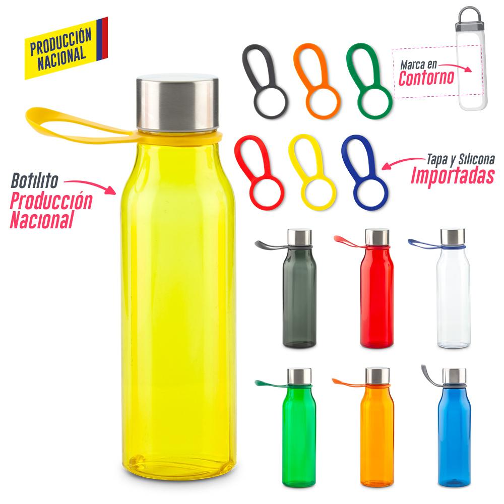 Botilito plastico zigor 600ml -produccion nacional produccion nacional .Tapa Silver Importada front
