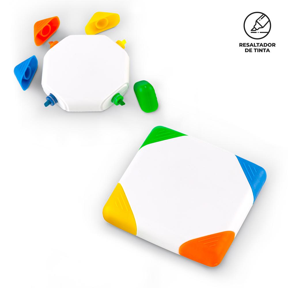 Set de resaltadores square Blanco front