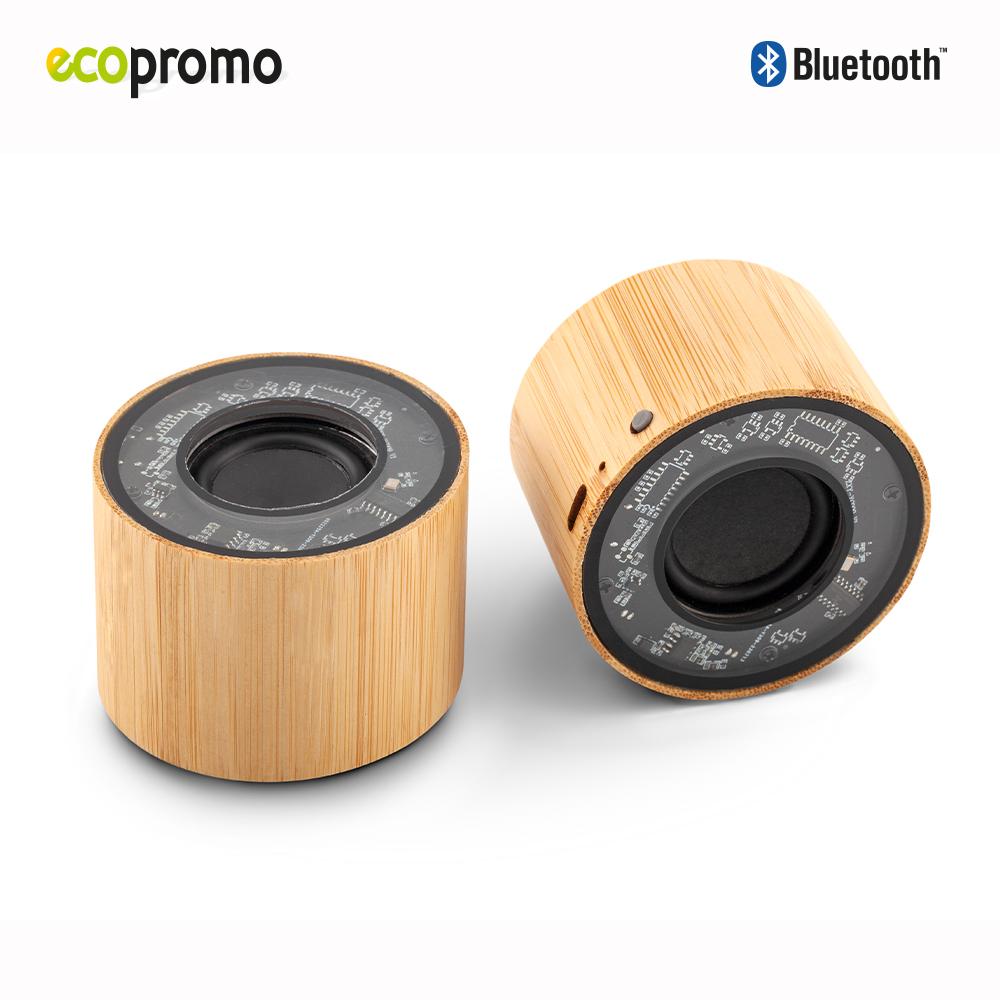 Speaker bluetooth alden eco Bambú front