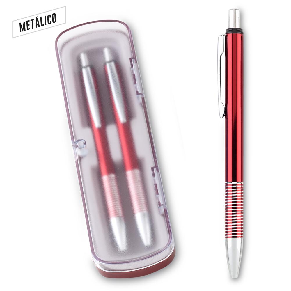 Set dickens boligrafo y portaminas oferta oferta Rojo miniatura 5