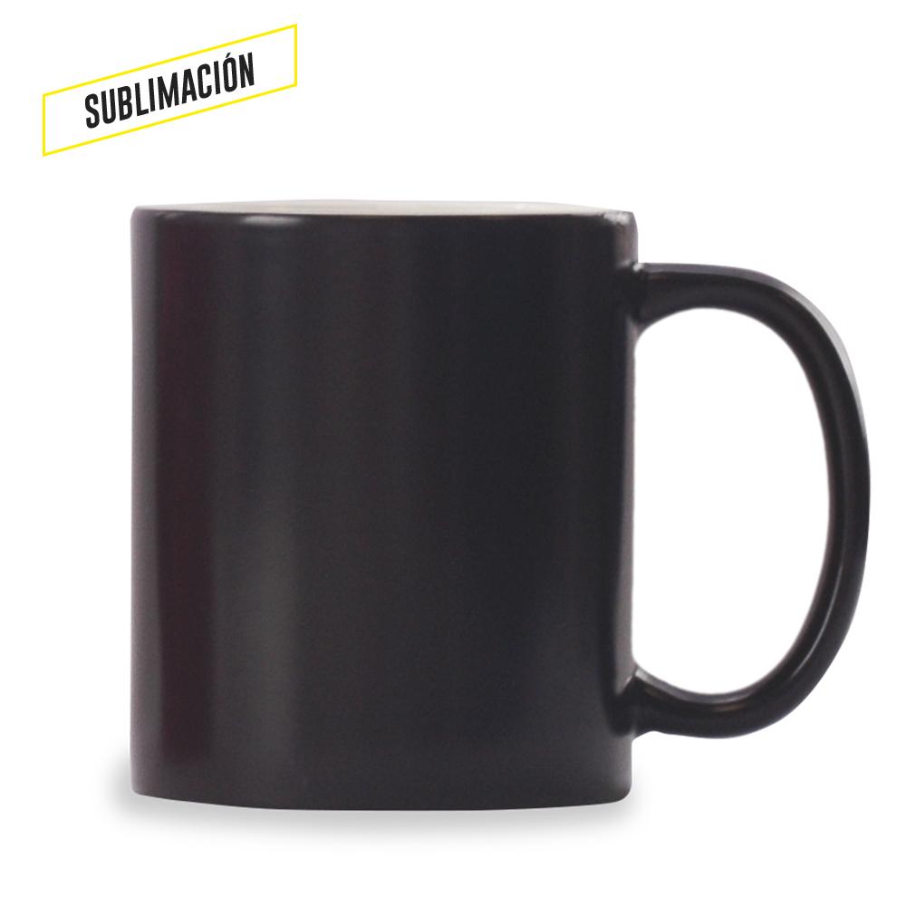 Mug ceramica sublimacion magic color 11oz Negro Mate miniatura 5