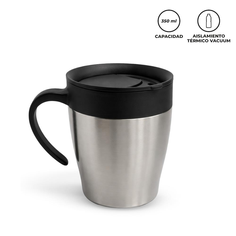 Mug metálico lume 350 ml nuevo Blanco miniatura 3