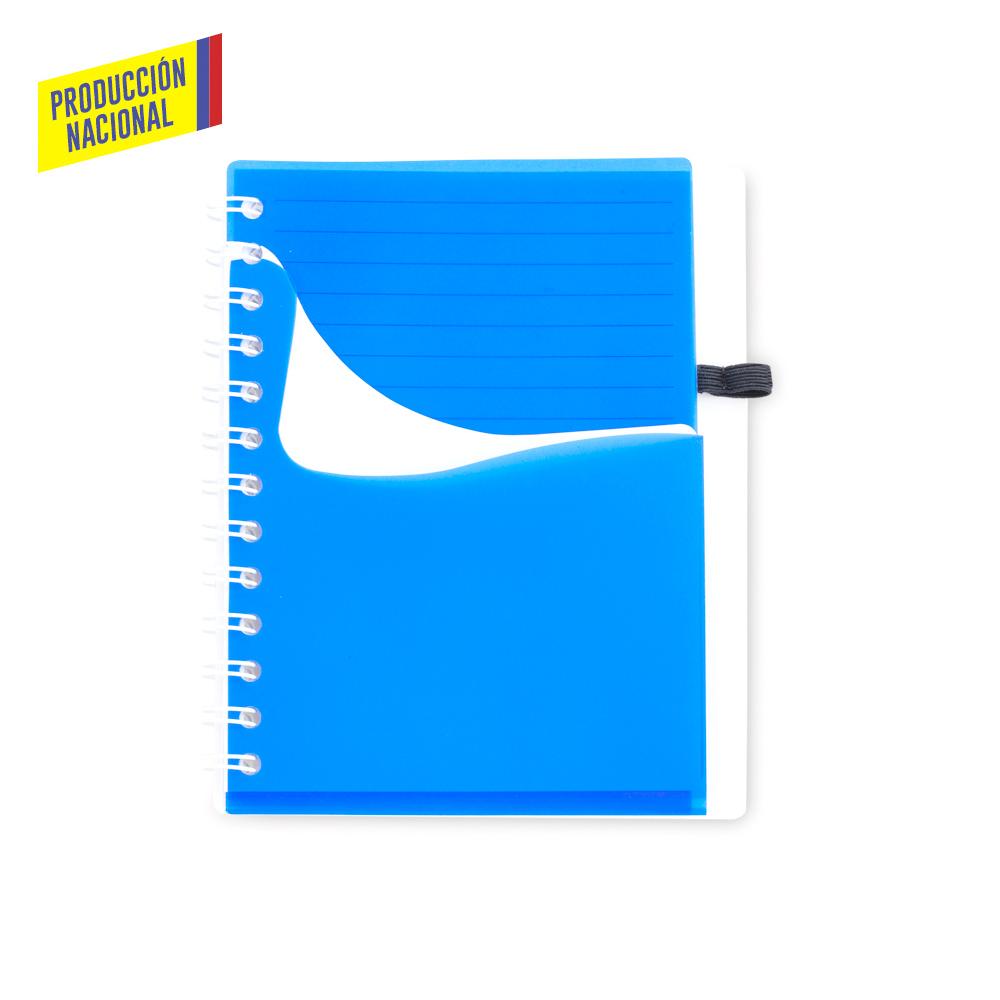 Libreta wave - produccion nacional produccion nacional Azul miniatura 6