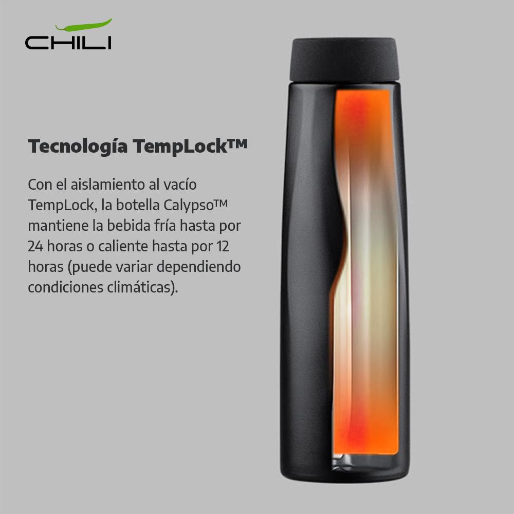 Termo metalico calypso chili 500ml Gris oscuro miniatura 3