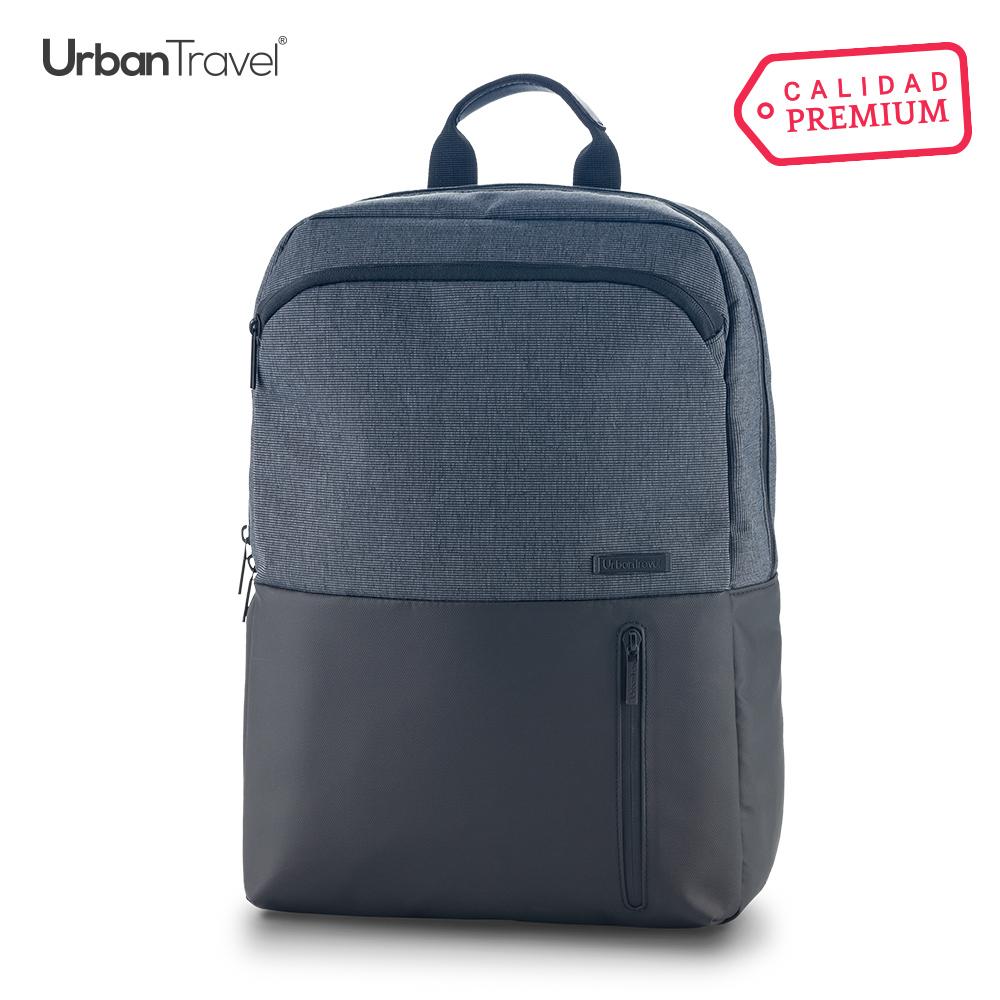 Morral backpack crosby urban travel Negro-gris miniatura 3