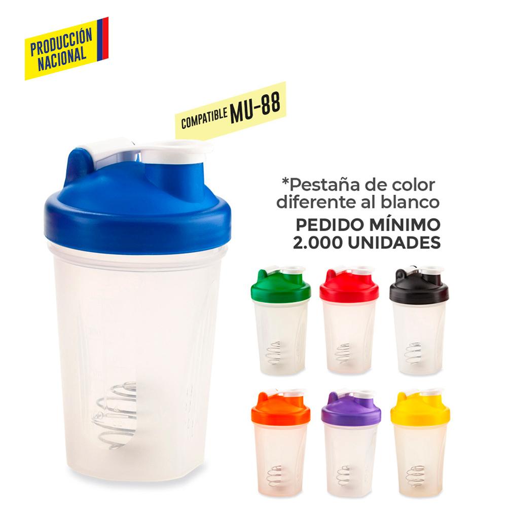 Mug plastico shaker 14 oz - produccion nacional produccion nacional Azul front