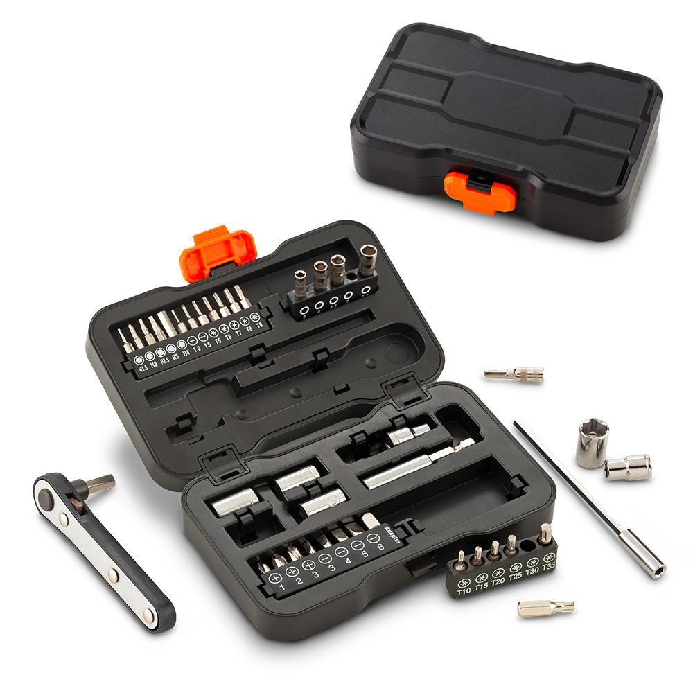 Set de herramientas scout Negro-naranja front