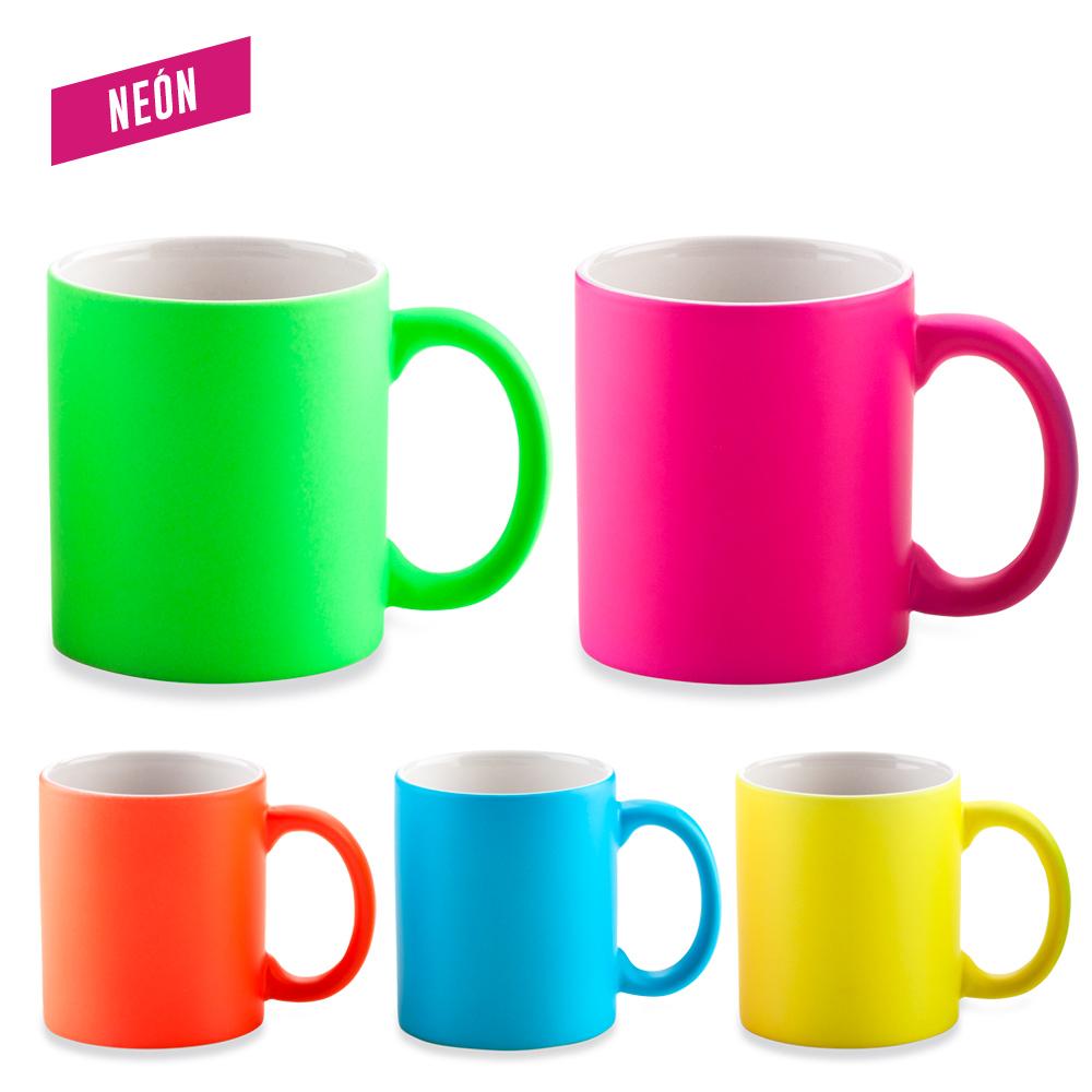 Mug ceramica neon 11oz - oferta oferta Verde front