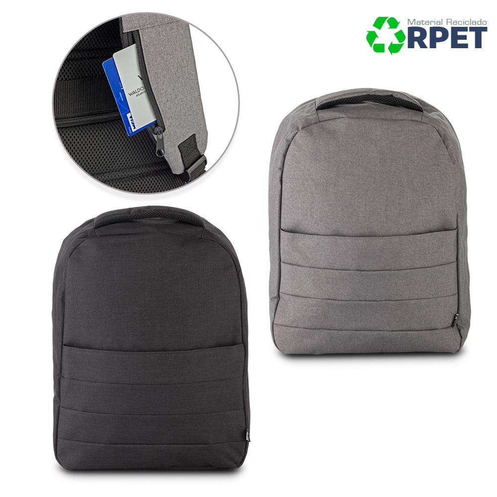 Morral backpack telesto rpet Negro front