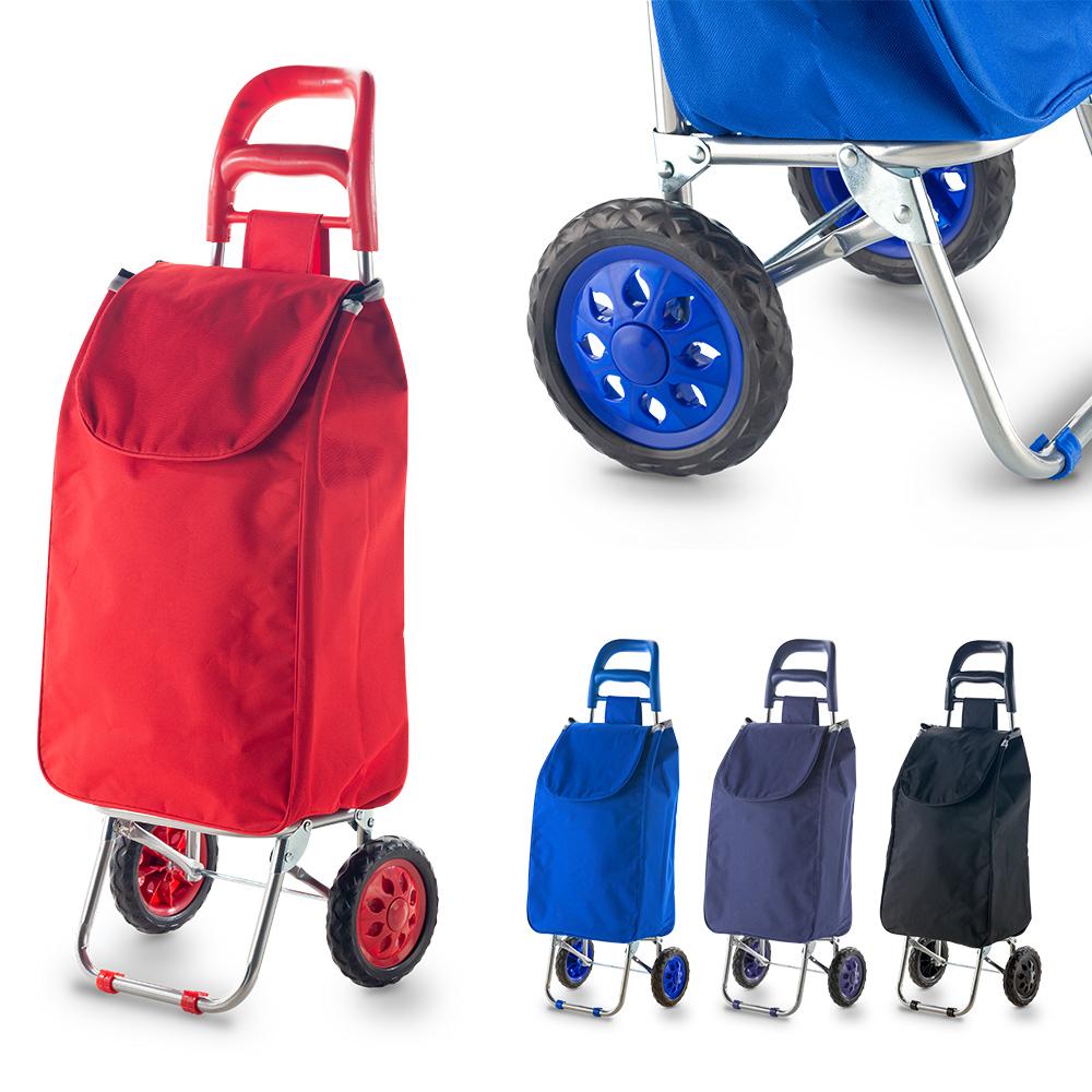Carrito para mercado shopper Azul Royal front