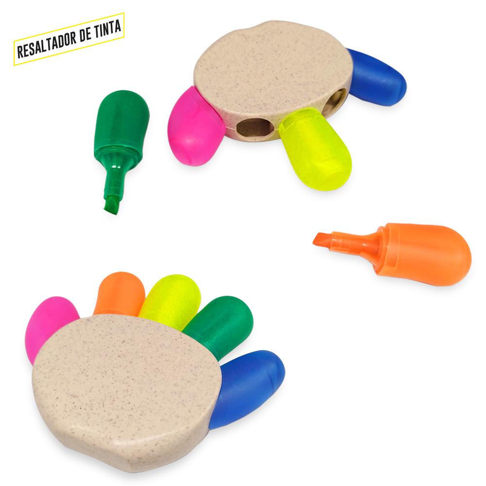 Set resaltador fingers ii eco Base trigo-Resaltador Surtido front