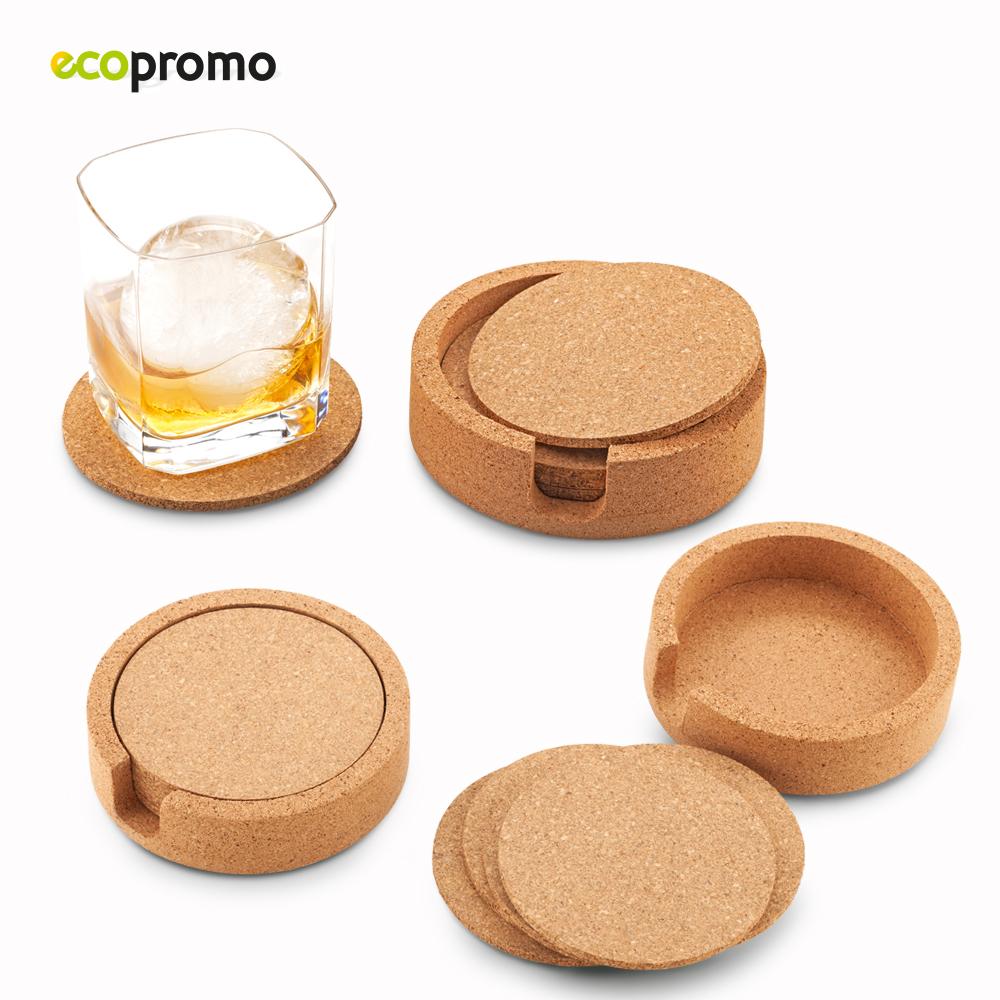 Set de portavasos cork Natural front