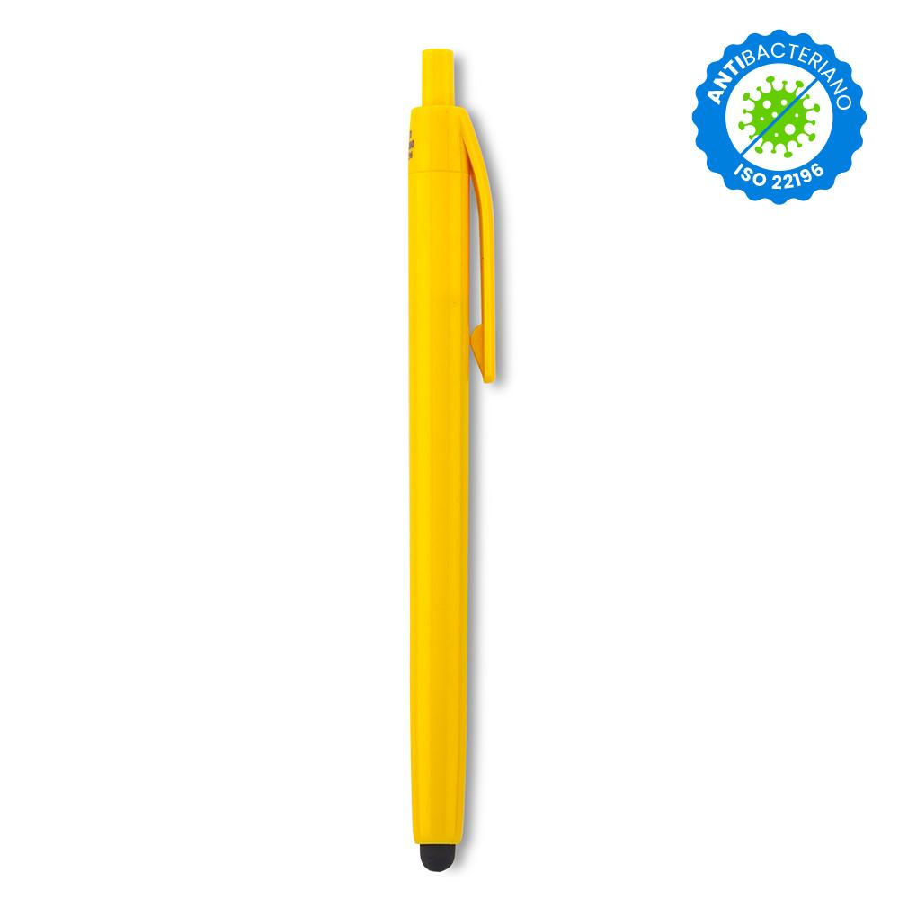 Boligrafo vinnie stylus antibacteriano Azul front