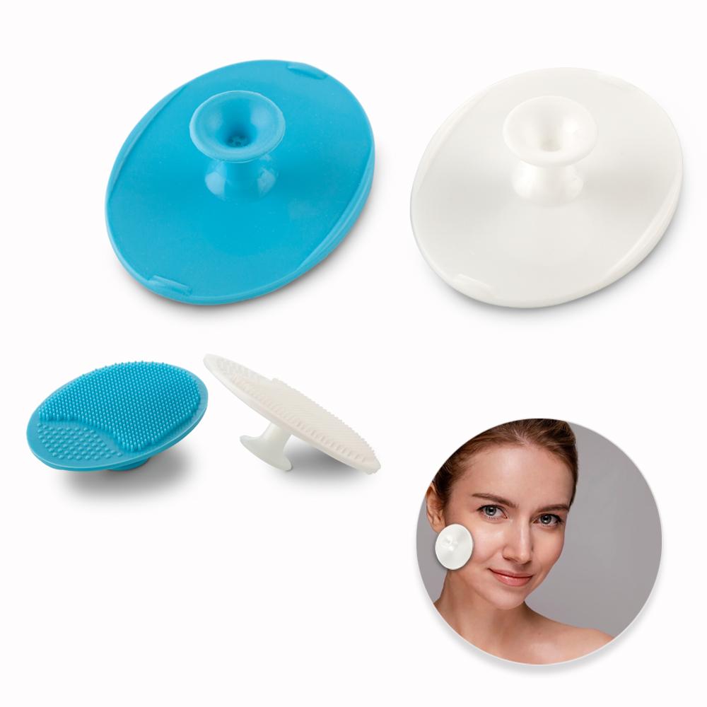 Mini cepillo en silicona tropic Azul front